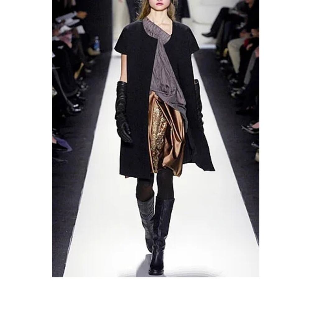 Vera Wang FW2007 Runway Silk Embroidered Skirt 42/8 - Picture 15 of 15